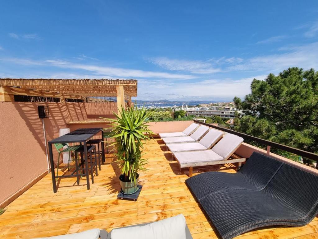 Superbe Appartement Avec Rooftop Prive 쎙뜨호뻬 외부 사진